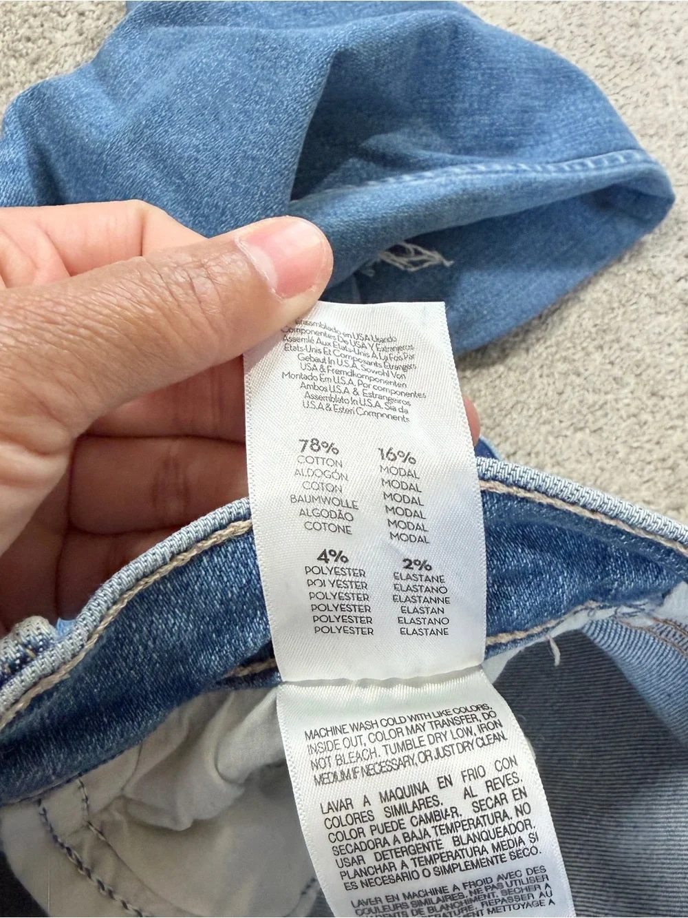 MOTHER Women’s High Waisted Raider Ankle Fray Jeans in Party Like A Pirate 26 - Picture 10 of 15
